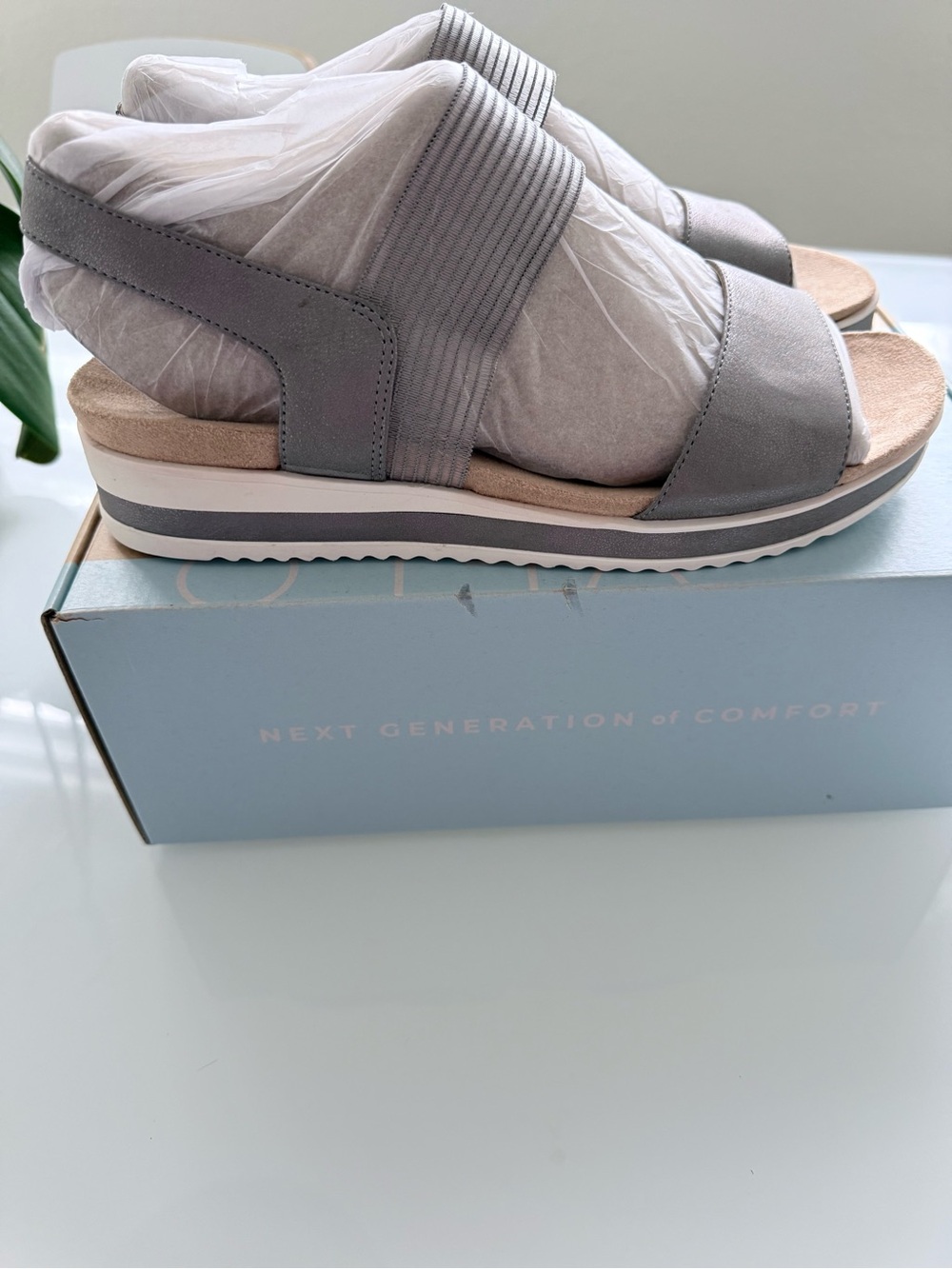 LifeStride Zing Women's Sandals Pewter size 9.5 - Picture 4 of 8